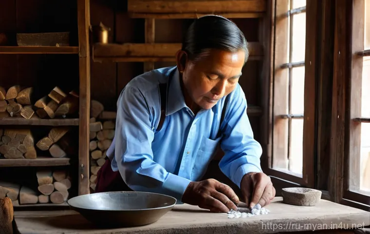 미얀마 전통 보석 가공 공정 - **Prompt 1: Exquisite Burmese Gemstones in Elegant Jewelry**
    "A close-up, highly detailed image ...